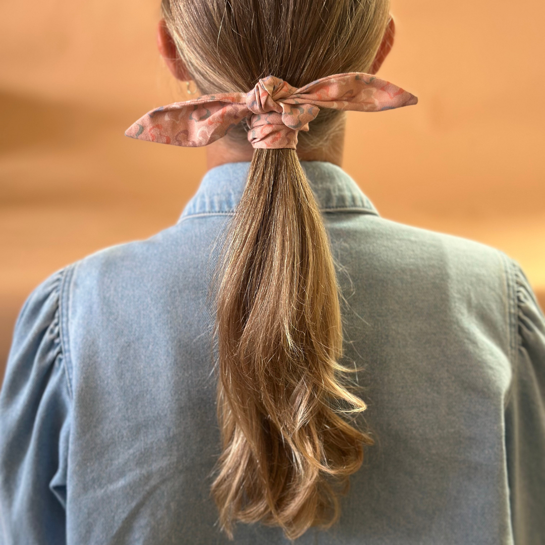 Scrunchie De Cabelo Estampa Mingo