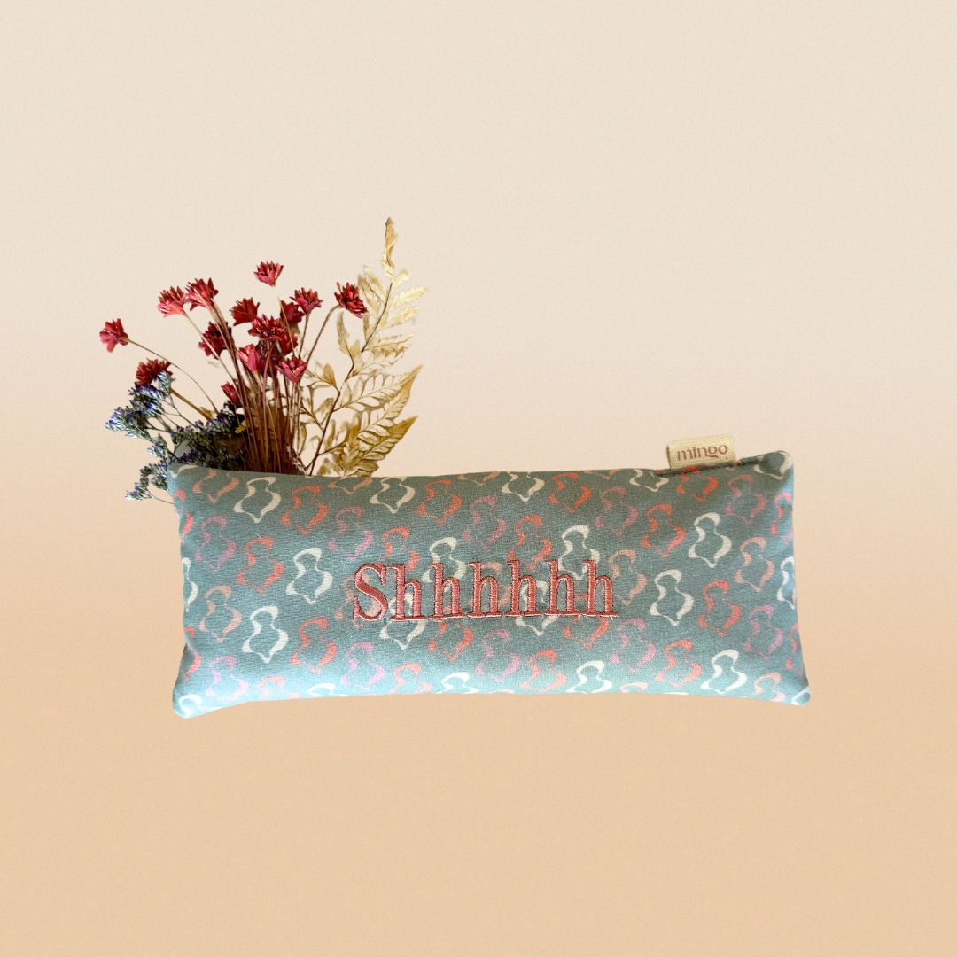 Flower Eye Bag Shhhhhh - Rosa ou Verde