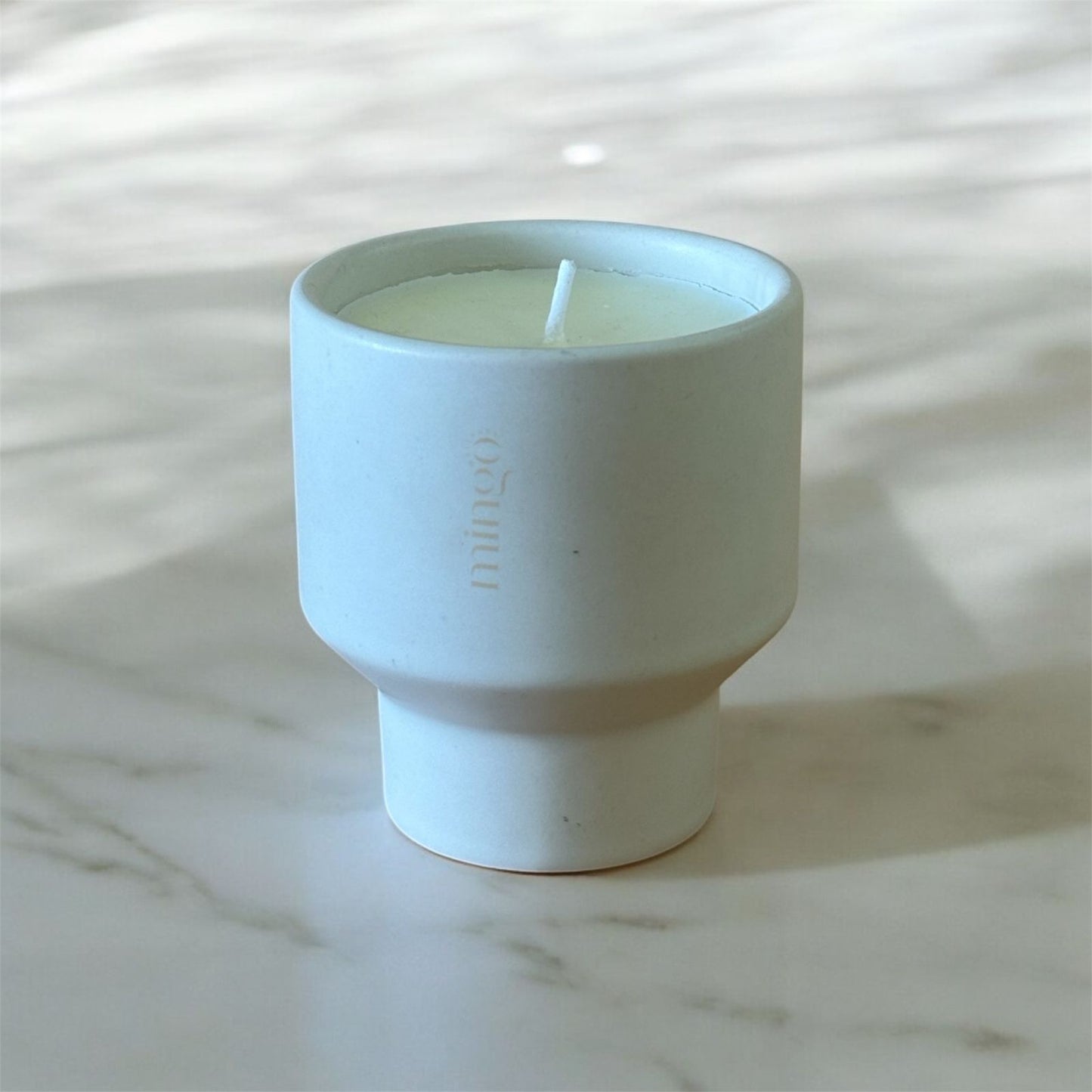 Vela Vegetal Mingo Creme