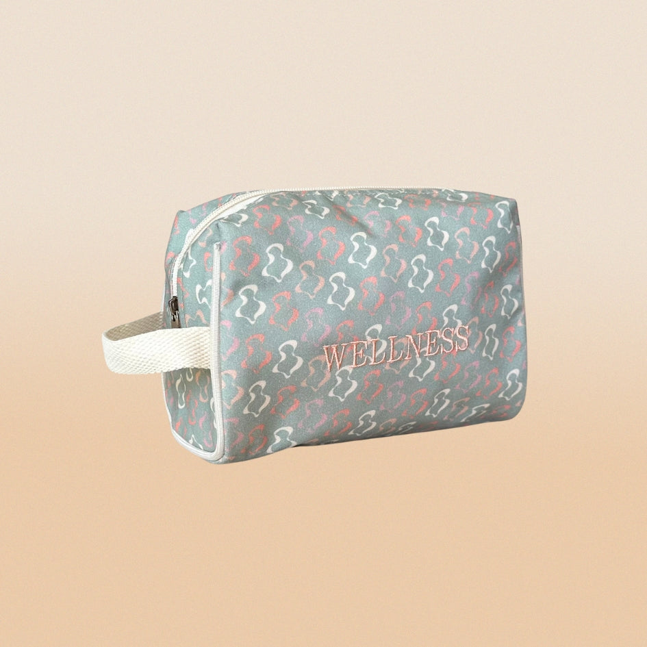 Necessaire pp verde - Collab Coisas da Lu