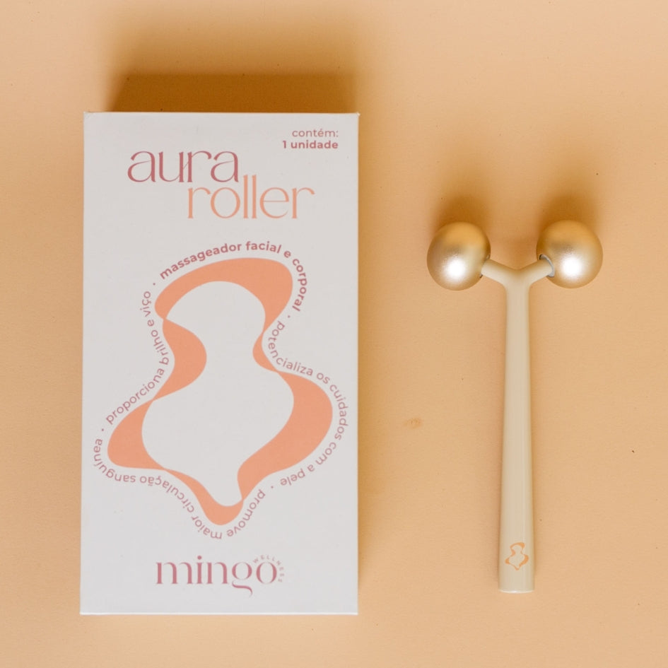 Kit Aura Roller & Óleo de Rosa Mosqueta