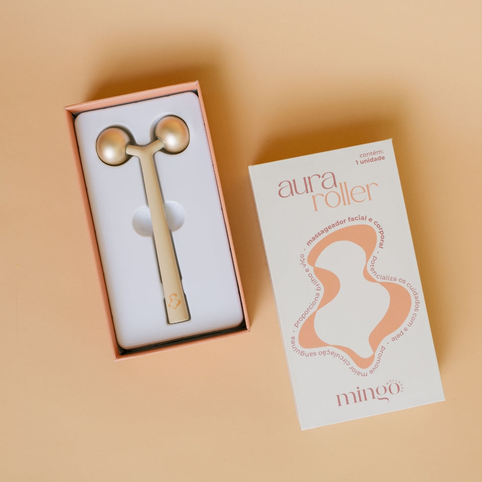 Kit Aura Roller & Óleo de Rosa Mosqueta