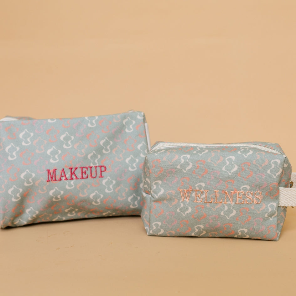 Necessaire pp verde - Collab Coisas da Lu