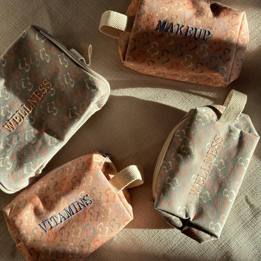 Necessaire pp verde - Collab Coisas da Lu