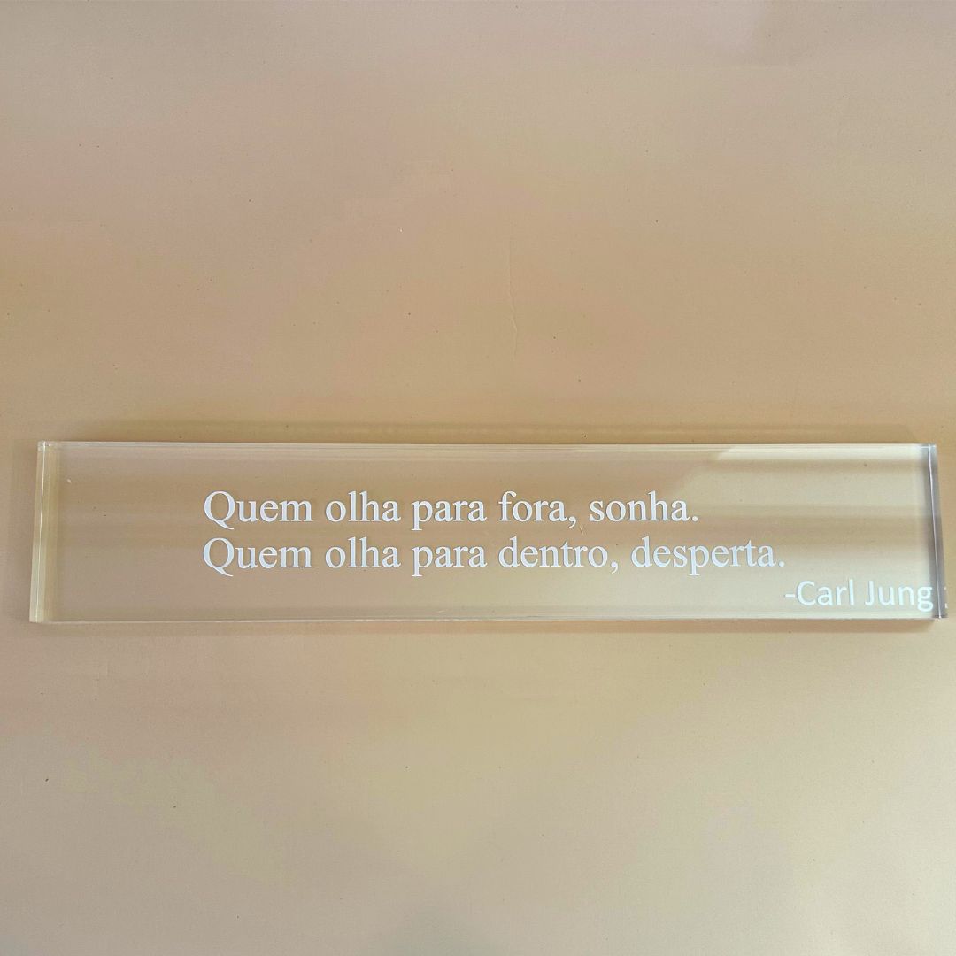 Quadro de afirmações - Carl Jung