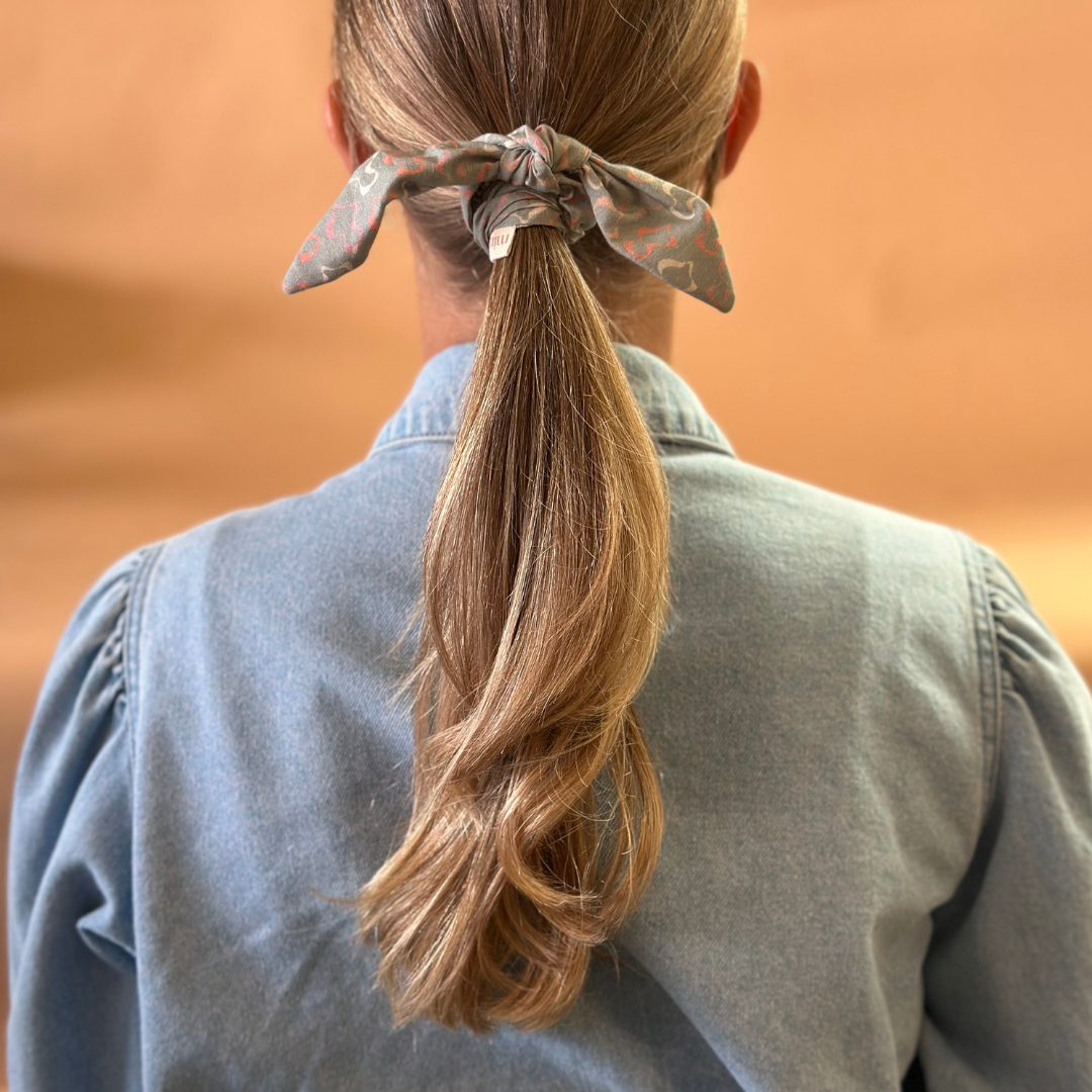 Scrunchie De Cabelo Estampa Mingo