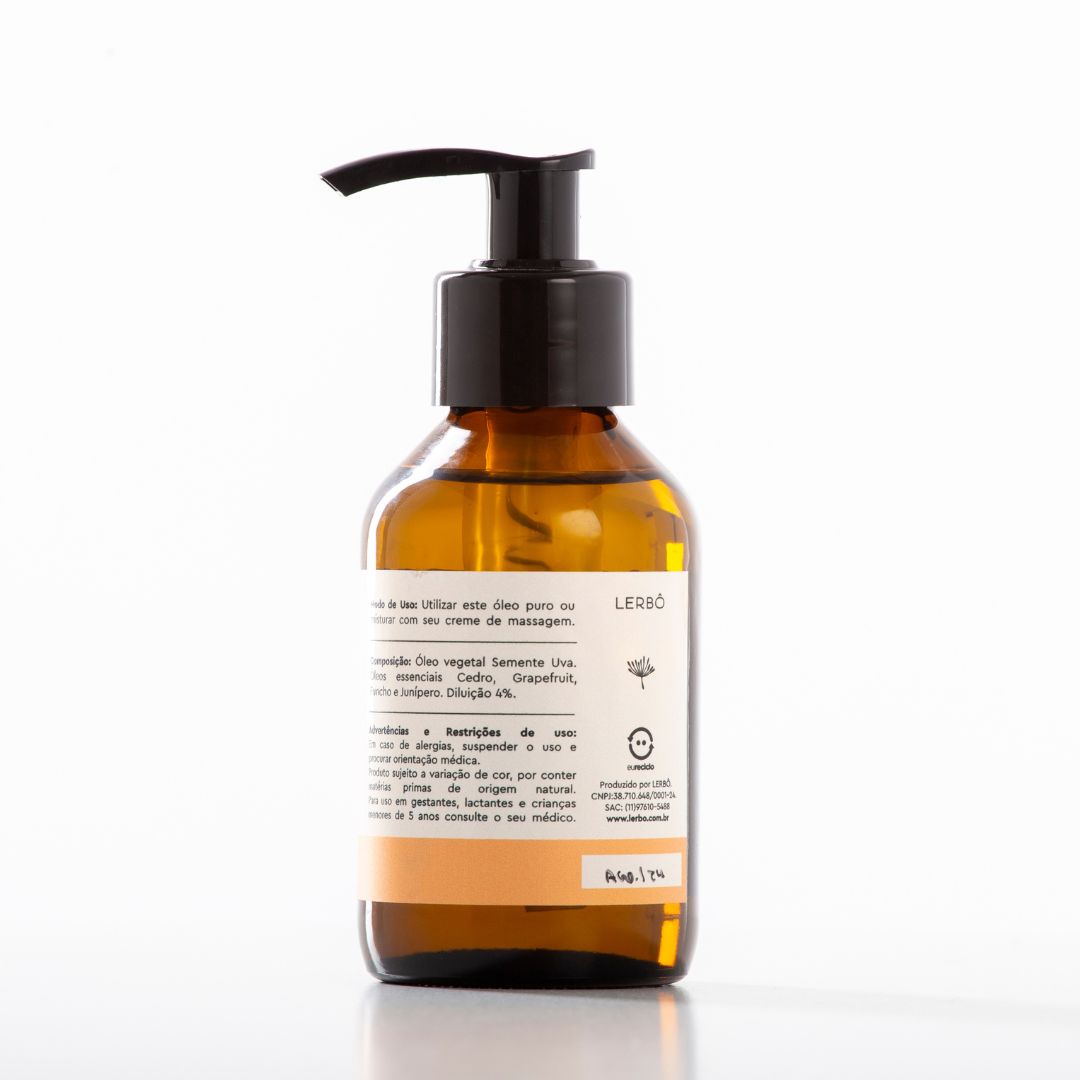 óleo de massagem slim fit lerbô-120ml