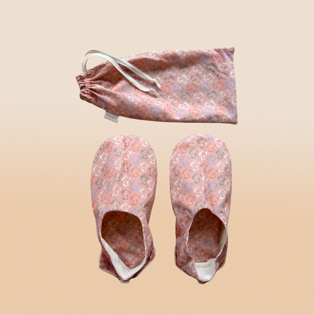 Flower Feet P (33-35) – Pantufa Térmica de Sementes para Escalda Pés e Relaxamento