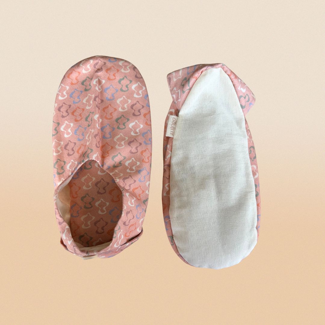 Flower Feet P (33-35) – Pantufa Térmica de Sementes para Escalda Pés e Relaxamento