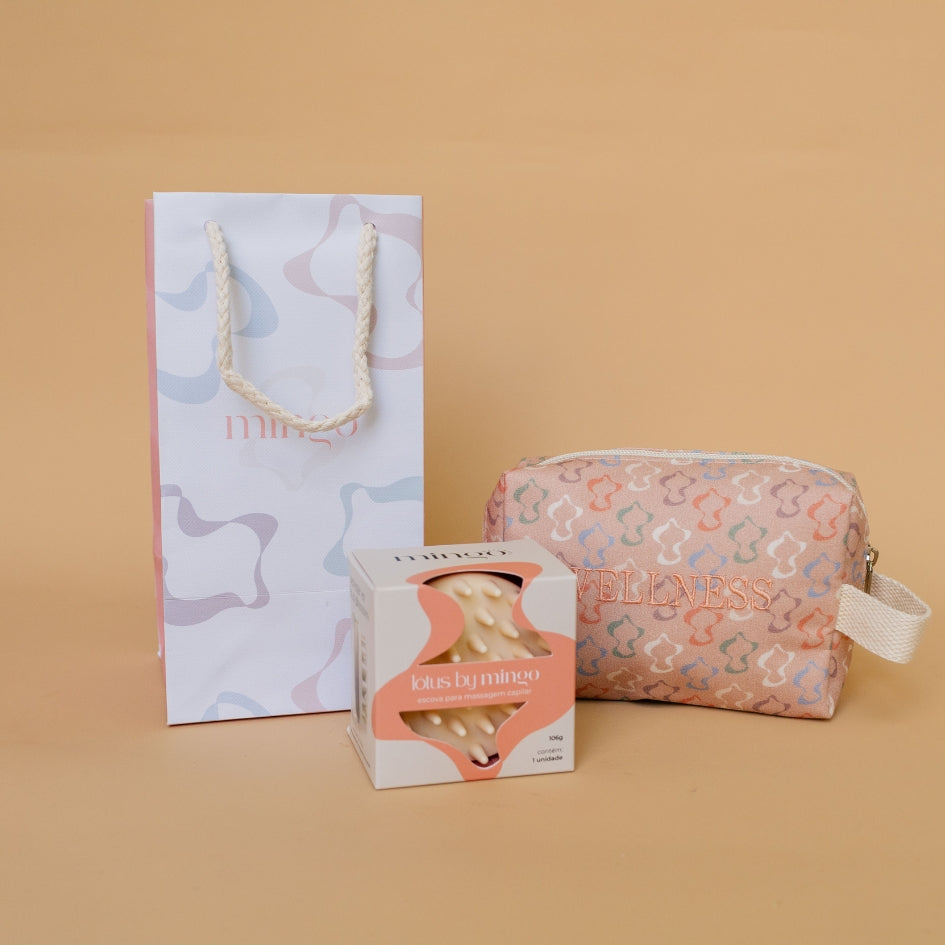 Necessaire pp rosa - Collab Coisas da Lu