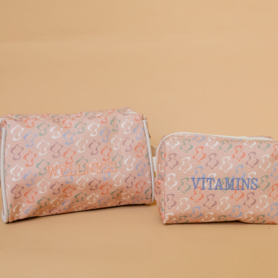 Necessaire pp rosa - Collab Coisas da Lu