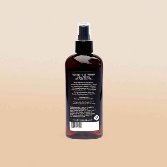 hidrolato de hortela pimenta - 200ml