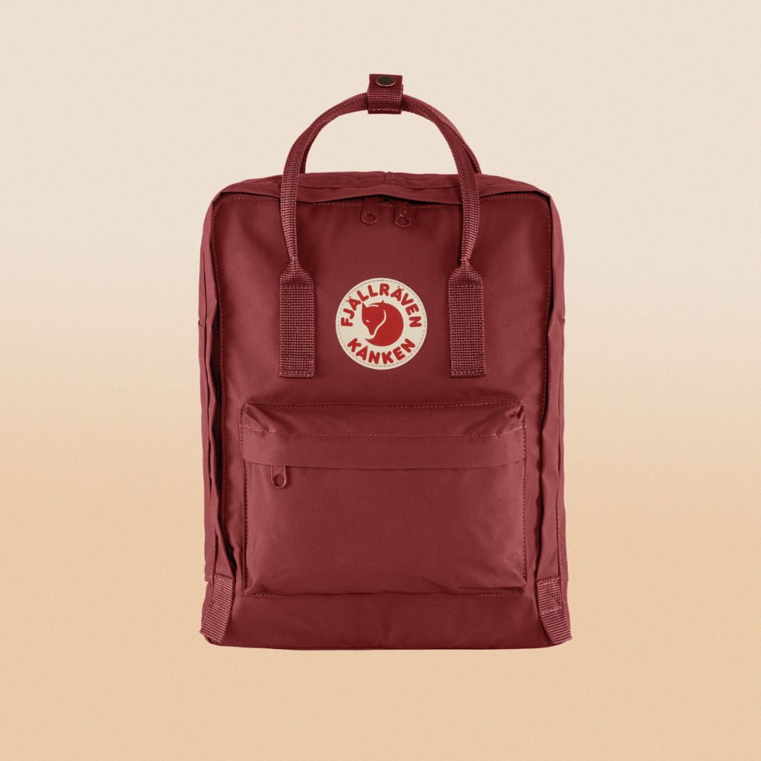 mochila kånken clássica ox red