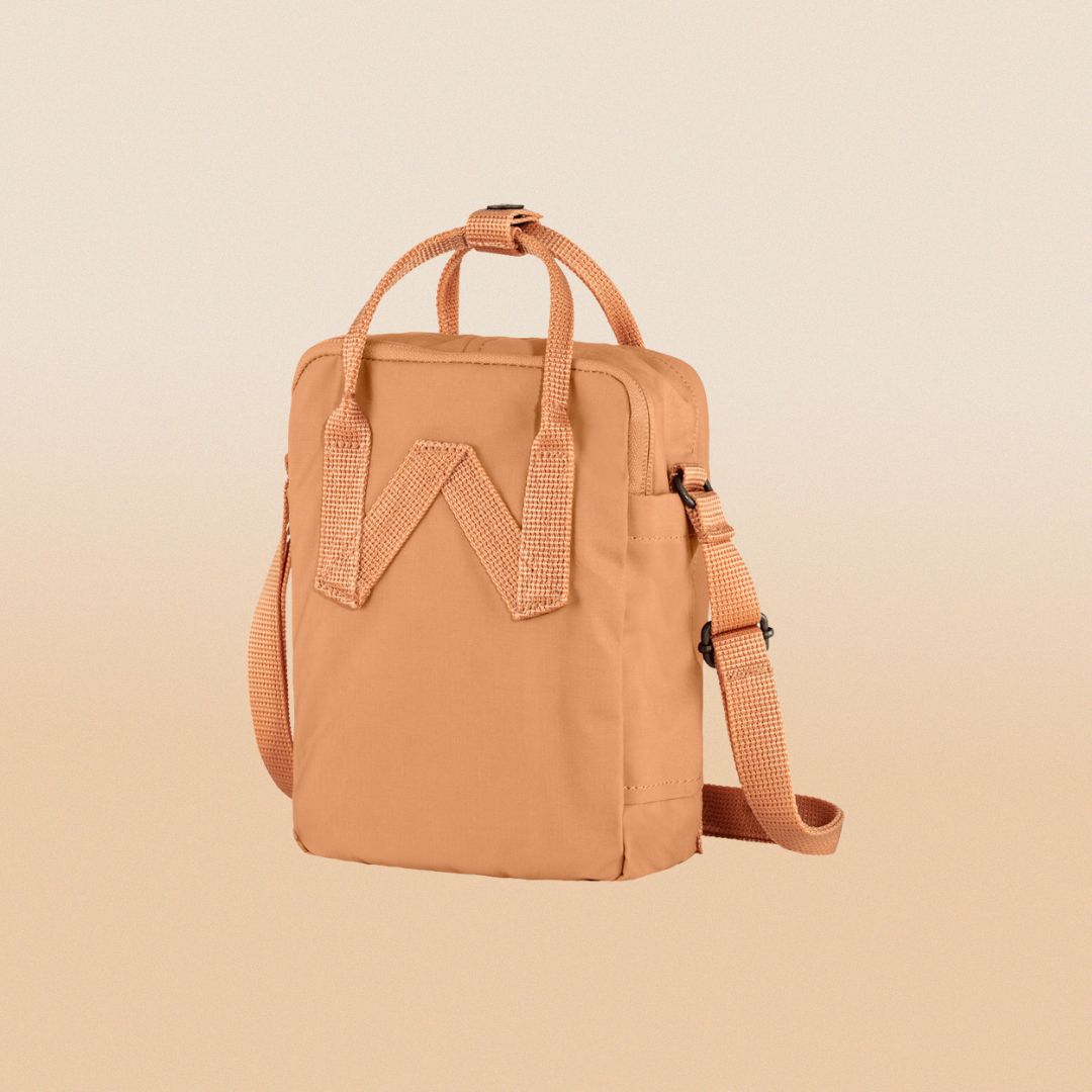 bolsa kånken clássica peach sand