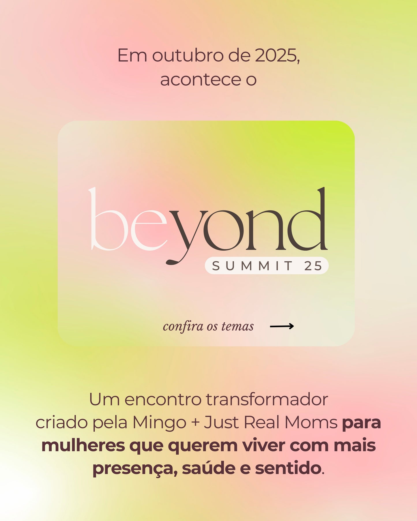 Ingresso Beyond Summit 2025 - 3º Lote