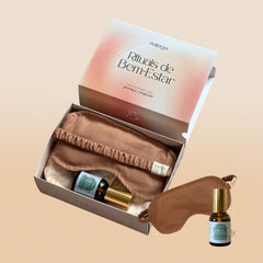 Kit Rituais de Bem-Estar Salmão - Dormir Bem Mini Pillow + Flower Mask