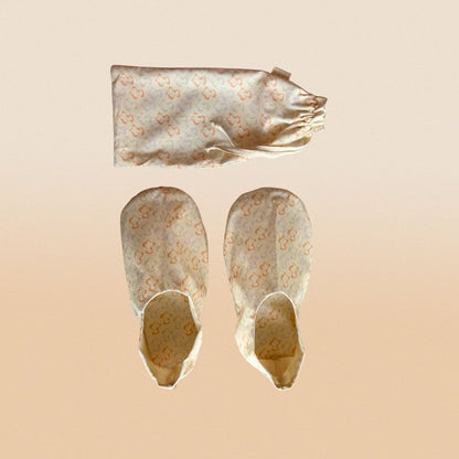 Flower Feet P (33-35) – Pantufa Térmica de Sementes para Escalda Pés e Relaxamento