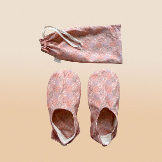 Flower Feet P (33-35) – Pantufa Térmica de Sementes para Escalda Pés e Relaxamento