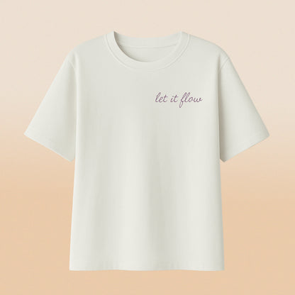 T-Shirt Bordada Let It Flow
